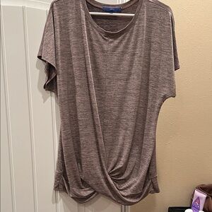 Apt. 9 pink and black Short Sleeve Tee